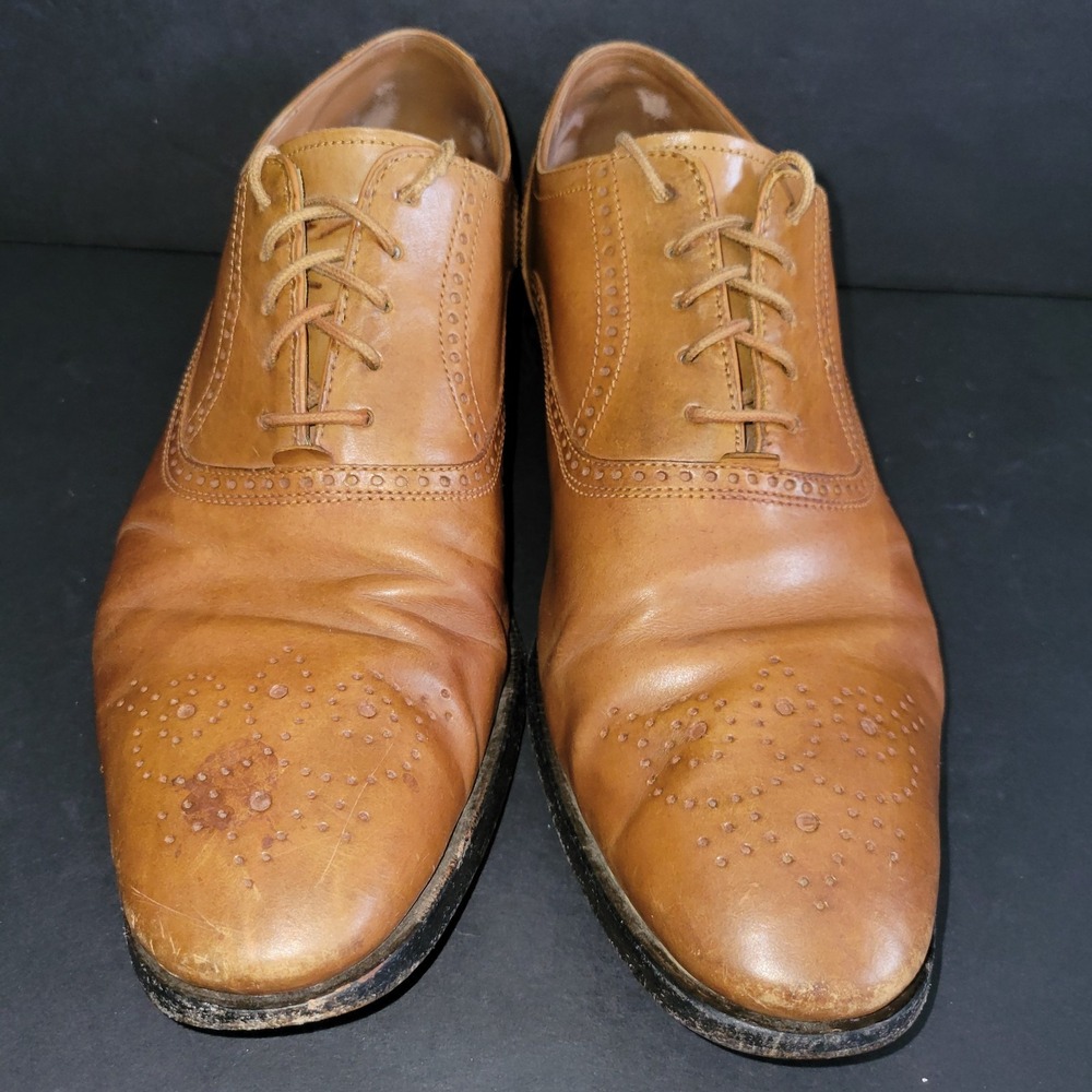 Allen Edmonds Siena Brogue Dress Shoes Men's Size 10.5D Oxford Brown